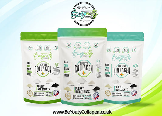 BeYouty Premium Halal Certified Multi Bovine & Marine Collagen with Co Active Ingredients L-Glutathione Vitamin C Organic Black Seed