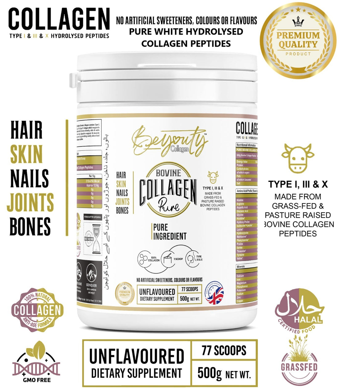 The Benefits of Hydrolysed Bovine Collagen and Beyouty Collagen - Beyoutycollagen.co.uk