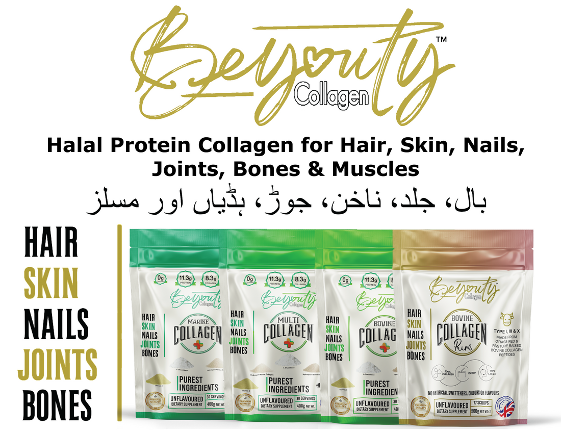 The Ultimate Guide to Halal Collagen: Exploring Bovine, Marine, Multi Collagen, and Hydrolysed Protein Collagen Peptides