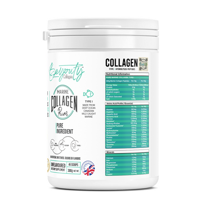 Premium PURE Hydrolysed Halal Wild Caught White Fish Marine Collagen
TYPE I