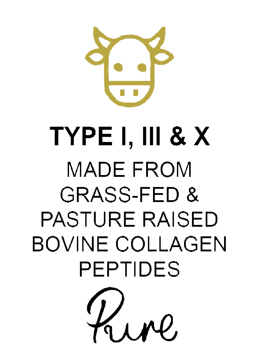 Pure Premium Hydrolysed Halal Grass-Fed Beef Bovine Collagen Protein Peptides Powder TYPE I, III & X 500g - BeYouty Collagen - Halal Collagen - Halal Supplements UK - Shop Now - Discover Our Range - Unflavoured