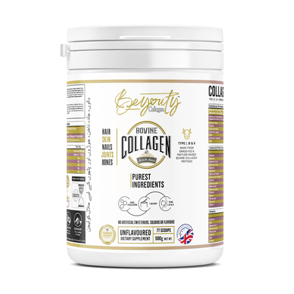 Hydrolysed Bovine Collagen TYPE I, III & X + Black Seed - 500g - BeYouty Collagen. Unflavoured Halal Collagen, Halal Collagen Supplements, Hydrolysed Bovine Collagen Peptides Powder, Hydrolysed Marine Collagen Peptides Powder,
Hydrolysed Multi Bovine & Marine Collagen Peptides Powder, Hydrolysed Collagen Peptides Powder UK, Buy Halal Collagen UK, Pure Hydrolysed Collagen