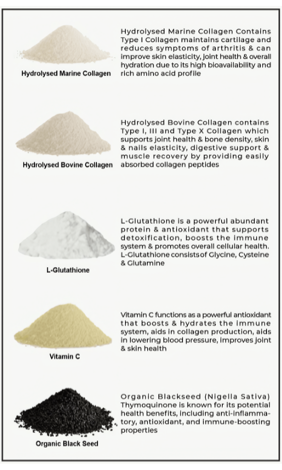 Hydrolysed Bovine & Marine Multi Collagen Peptides + Antioxidants TYPE I, III & X - 400g - BeYouty Collagen