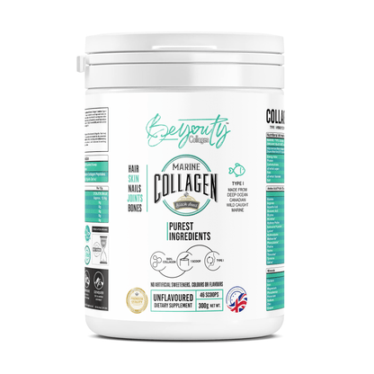 Hydrolysed Marine Collagen Peptides TYPE I + Black Seed - 300g - BeYouty Collagen