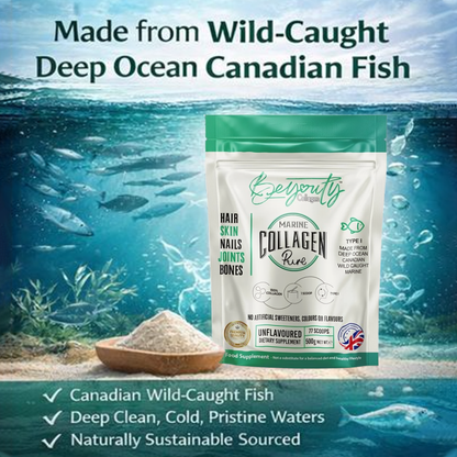 Pure Premium Marine Collagen Hydrolysed Peptides TYPE I - 500g - BeYouty Collagen™